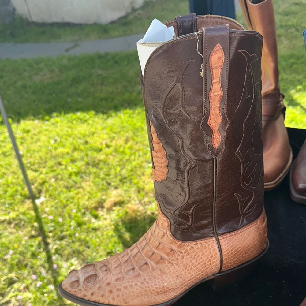 Black Jack Leather Cowboy Boots